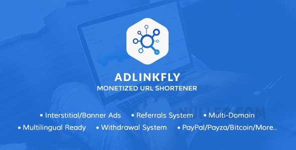 AdLinkFly v6.6.3  Monetized URL Shortener