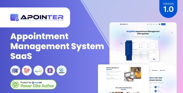 Apointer v2.0  Appointment Management System SaaS