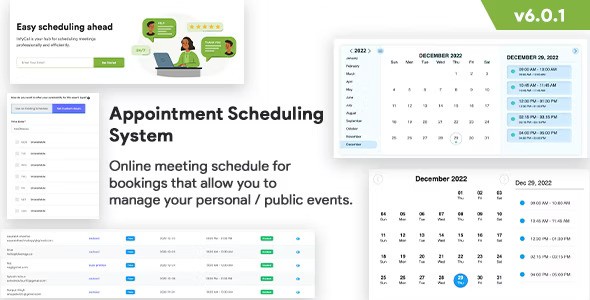 Appointment Scheduling System v6.4.0  Meetings Scheduling  Calendly Clone  Online Appointment Booking