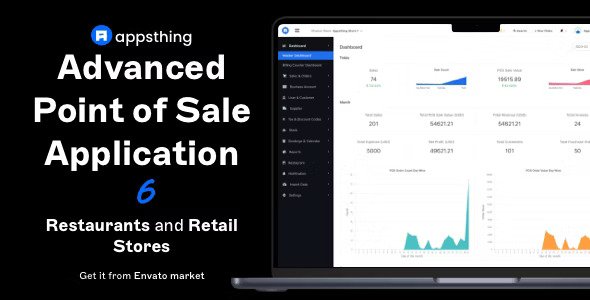 Appsthing POS v7.0  Multi Store Restaurant & Retail Point of Sale, Billing & Stock Manager Application