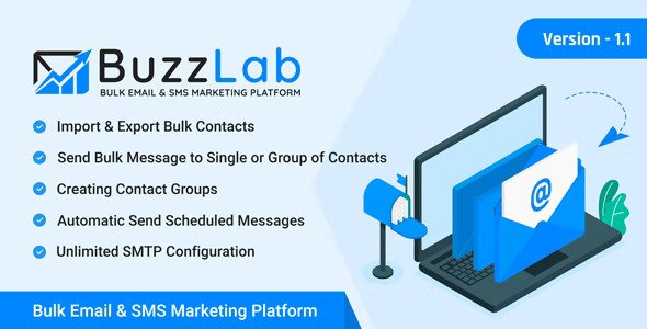 BuzzLab v1.1  Bulk Email And SMS Marketing Platform