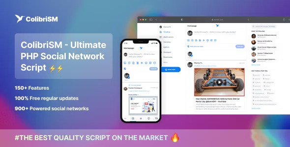 ColibriSM v1.4.3  The Ultimate Social Network PHP Script