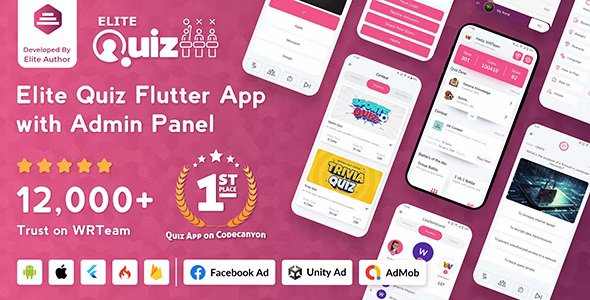 Elite Quiz v2.2.4  Trivia Quiz | Quiz Game  Flutter Full App + Admin Panel