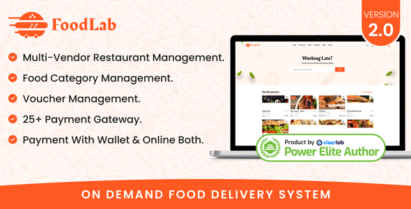 FoodLab v2.0  On demand Food Delivery System