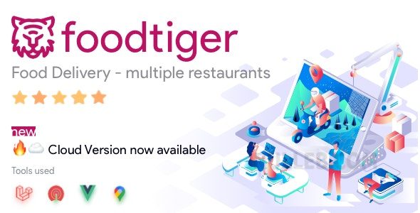 FoodTiger v3.6.0  Food delivery  Multiple Restaurants