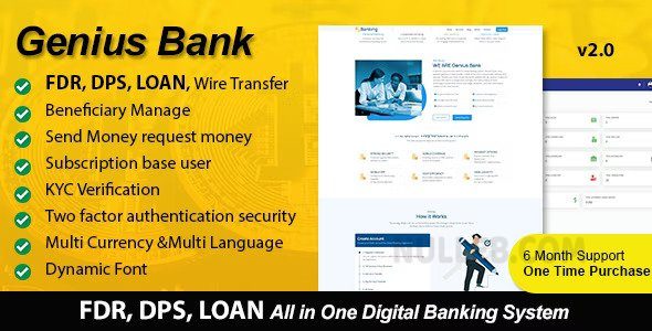 Genius Bank v2.1  All in One Digital Banking System