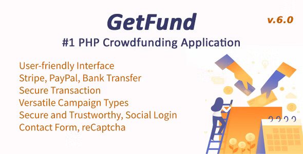 GetFund v6.0.0  A Professional Laravel Crowdfunding Platform