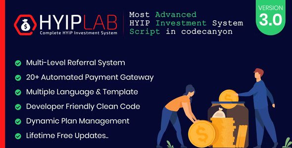 HYIPLAB v3.9  Complete HYIP Investment System