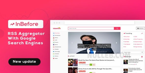 InBefore v1.0.6  News Aggregator with Search Engine