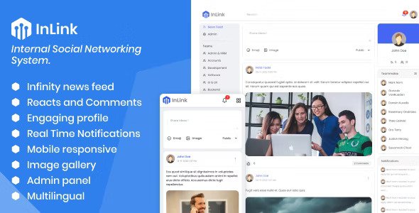 InLink v1.0  Internal Social Networking System