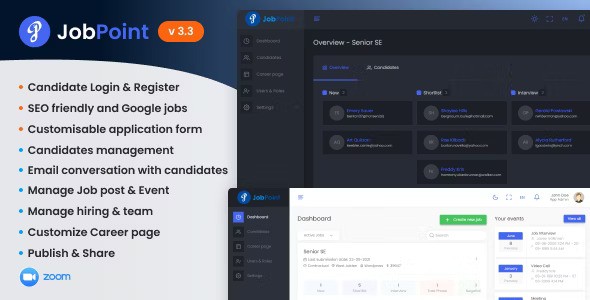 JobPoint v3.3  Recruitment Management System