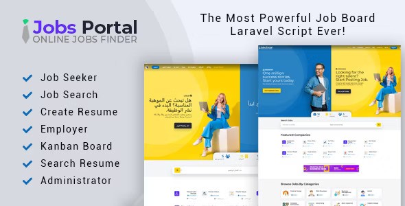 Jobs Portal v4.1  Job Board Laravel Script
