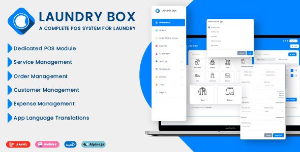 Laundry Box POS and Order Management System v1.2.0