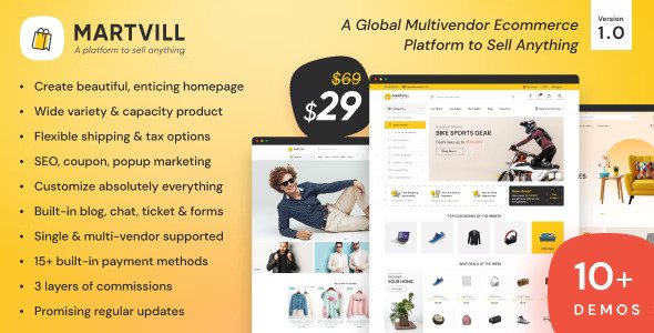 Martvill v2.2.0  A Global Multivendor Ecommerce Platform to Sell Anything
