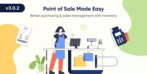 POS v3.0.2  Ultimate POS system with Inventory Management System  Point of Sales  React JS  Laravel POS