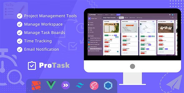 ProTask v1.2.3  A teamwork project management tool including time tracking