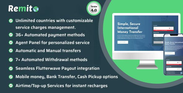 Remito v4.0.1  A Complete Remittance Solution