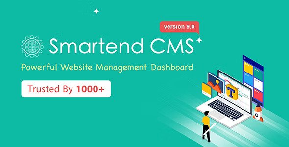 SmartEnd CMS v10.0.4  Laravel Admin Dashboard with Frontend and Restful API