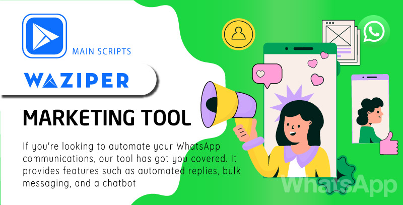 Waziper v5.0.3  Whatsapp Marketing Tool