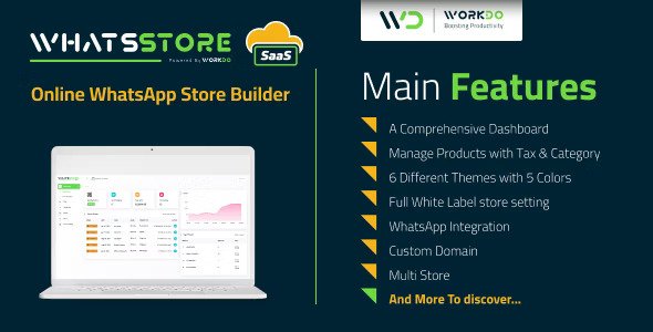 WhatsStore SaaS v7.5  Online WhatsApp Store Builder