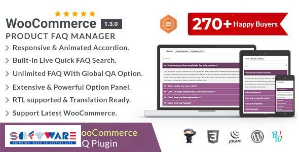 WooCommerce Product Faq Manager 1.3.0