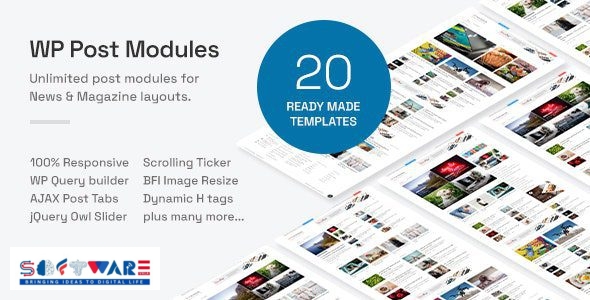 WP Post Modules for NewsPaper and Magazine Layouts 3.1.0