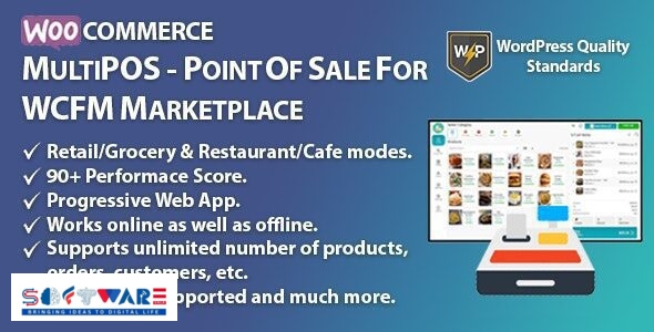 MultiPOS 2.2.0 – Point of Sale for WCFM Marketplace | MultiVendor POS System