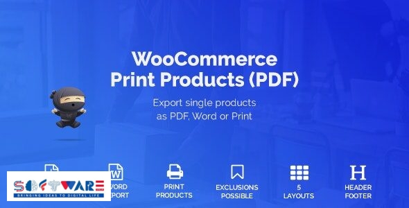 WooCommerce Print Products (PDF)
