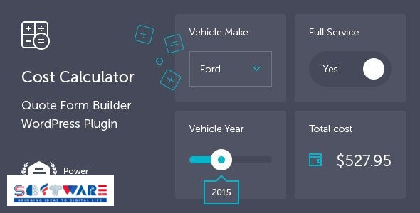 Cost Calculator for WordPress