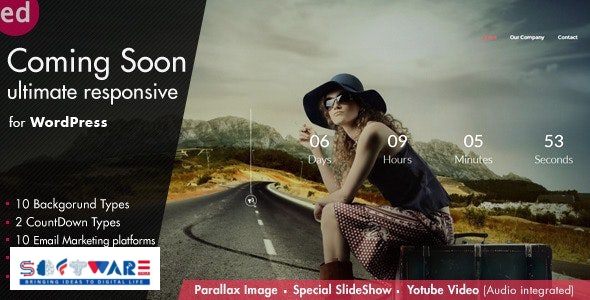 Coming Soon CountDown Responsive WordPress Plugin