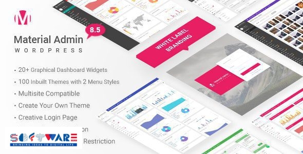 Material 8.6 – White Label WordPress Admin Theme