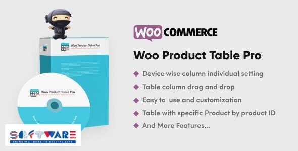 Woo Product Table Pro 9.1.0 – WooCommerce Product Table view solution