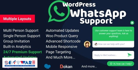 WordPress WhatsApp Support 2.5.0