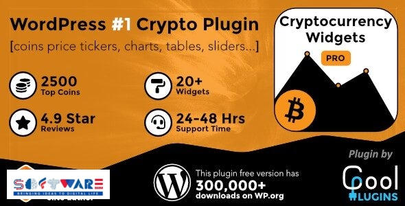 Cryptocurrency Widgets Pro 3.9.1 – WordPress Crypto Plugin