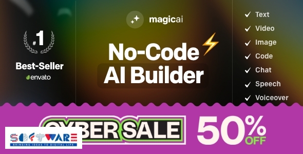 MagicAI v7.3 - OpenAI Content, Text, Image, Video, Chat, Voice, and Code Generator as SaaS