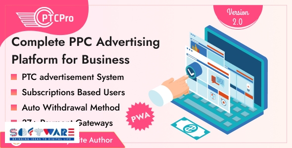 PTC Pro v1.2 - A Complete Pay Per Click Platform