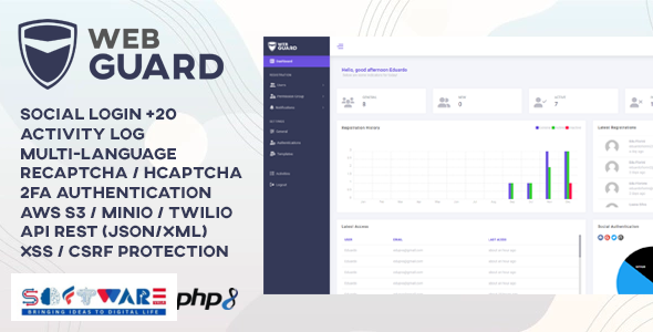 WebGuard - Advanced PHP Login and User Management