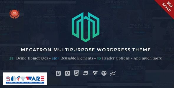 Megatron 4.1.0 – Responsive MultiPurpose WordPress Theme
