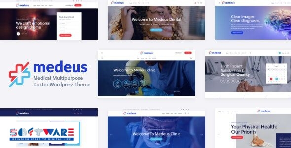 Medeus 1.7.0 – Medical Multipurpose Doctor WordPress Theme