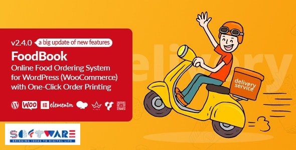 FoodBook 4.3.9 – Online Food Ordering & Delivery System for WordPress with One-Click Order Printing