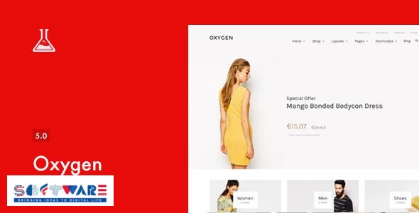 Oxygen 5.25 – WooCommerce WordPress Theme
