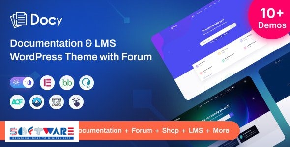 Docy 3.4.0 – Premium Documentation, Knowledge base & LMS WordPress Theme with Helpdesk Forum
