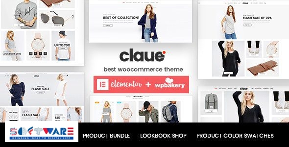 Claue 2.2.1 – Clean, Minimal Elementor WooCommerce Theme
