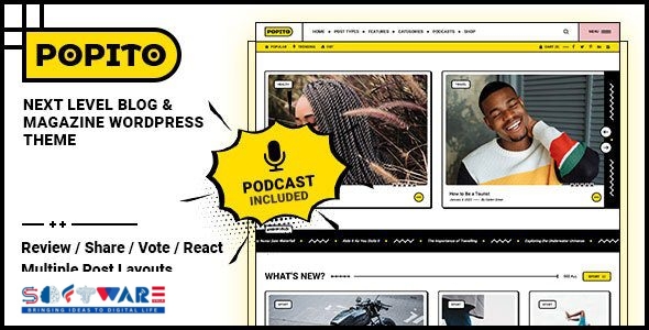 Popito 2.0.0 – Blog & Magazine WordPress Theme