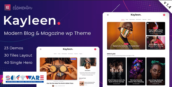 Kayleen 2.7.0 – Blog & Magazine WordPress Theme