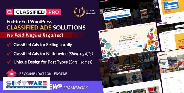ClassifiedPro 1.0.12 – Local Classifieds Ads WordPress Theme