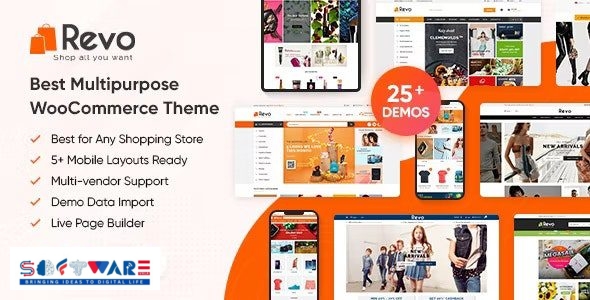 Revo – Multipurpose Elementor WooCommerce WordPress Theme (25+ Homepages & 5+ Mobile Layouts)