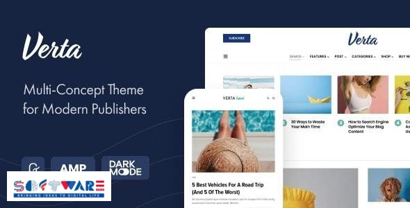 Verta 1.0.8 – Multi-Concept WordPress Theme for Modern Publishers