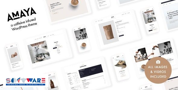 Amaya 2.15.0 – Coffee Shop WordPress Theme