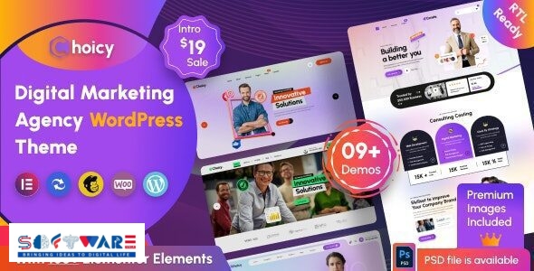Choicy 1.0.5 – Digital Marketing Agency WordPress Theme